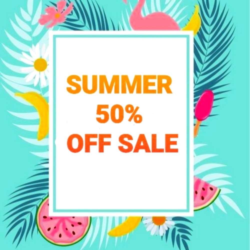 50% off all summer